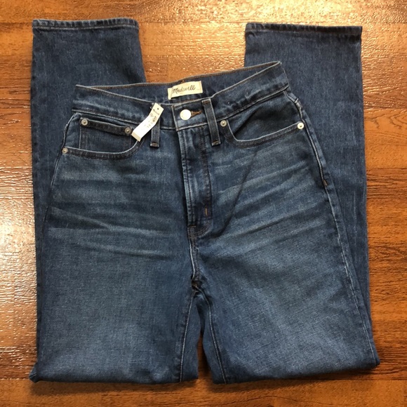 Madewell The Perfect Vintage Straight Jean in Mayfield Wash Size 26 - Picture 7 of 9